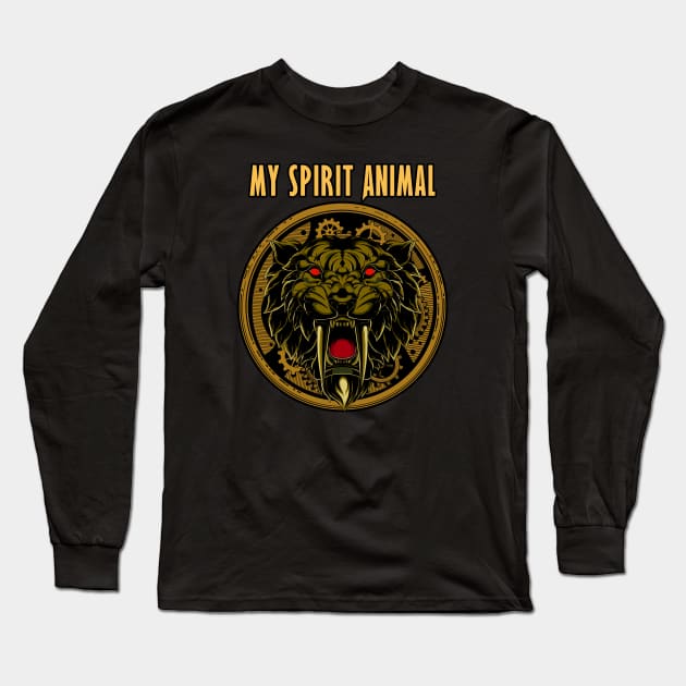 MY SPIRIT ANIMAL Long Sleeve T-Shirt by theanomalius_merch